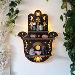 Moon Butterfly Wooden Essential Oil Display Shelf